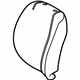 Toyota 71552-42080 Seat Back Pad, Driver Side