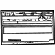 Toyota 11298-75260 Emission Label