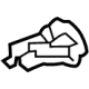 Toyota 68194-0A040 Rear Seal, Passenger Side