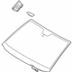Toyota 56101-0C130 Windshield, Front
