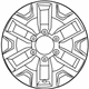 Toyota 42611-04161 Wheel, Alloy, Silver/Black