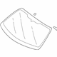 Toyota SU003-G0006 Windshield, Front
