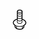 Toyota 90118-WB495 Splash Shield Screw