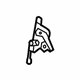 Toyota 72307-08011 Recline Adjuster, Passenger Side