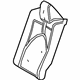 Toyota 71652-33140 Seat Back Pad, Driver Side