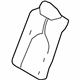 Toyota 71078-33B10-A2 Seat Back Cover, Beige/Gray, Driver Side