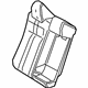 Toyota 71651-33230 Seat Back Pad, Passenger Side