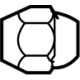 Toyota 90942-01124 Wheel Nut