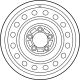 Toyota 42601-0C080 Wheel, Spare