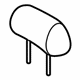 Toyota 71910-33500-B1 Headrest, Front