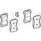 Toyota 04465-62010 Brake Pads, Front
