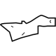 Toyota 53245-02030 Headlamp Bracket, Passenger Side
