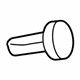 Toyota 90189-04145 High Mount Lamp Grommet, Center