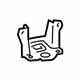 Toyota 51621-0C040 Stop Bracket, Passenger Side