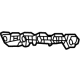Toyota 52575-62020 Side Support, Passenger Side