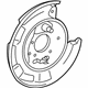 Toyota 46503-0T010 Backing Plate, Passenger Side