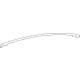 Toyota 75763-47020 Frame Molding, Rear Passenger Side Upper