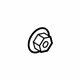 Toyota 90118-WB700 Belt Tensioner Nut, Rear Upper