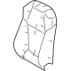Toyota 71551-48280 Seat Back Pad, Passenger Side