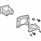 Toyota 58810-0C050-C0 Storage Compart, Black