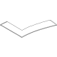 Toyota 63215-48020 Glass Molding, Front