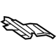 Toyota 63175-10020 Hinge Reinforcement, Passenger Side
