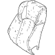 Toyota 71551-30C70 Seat Back Pad, Front Passenger Side