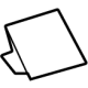 Toyota 64827-12020 Lift Gate Glass Clip