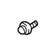 Toyota 90159-60581 Guide Channel Bolt, Front