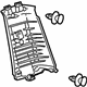 Toyota 62411-52130-B0 Lock Pillar Trim, Upper Passenger Side