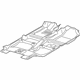 Toyota 58510-52E33-B0 Carpet, Dark Gray, Front