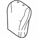 Toyota 71551-02720 Seat Back Pad, Passenger Side