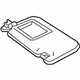 Toyota 74310-12J10-A0 Sunvisor, Beige, Passenger Side