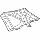 Toyota 62470-0R070-B0 Upper Trim Panel, Gray, Inner Passenger Side