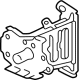 Toyota 57013-12080 Stay Bracket, Passenger Side