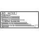 Toyota 11285-47010 Info Label