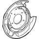 Toyota 47803-60012 Backing Plate, Rear Passenger Side