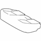 Toyota 71075-02R90-B0 Cushion Cover, Gray, Rear