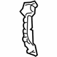 Toyota 53211-06040 Side Support, Passenger Side