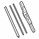 Toyota 85212-0R080 Wiper Blade, Passenger Side