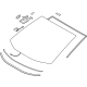Toyota 56101-0R311 Windshield, Front