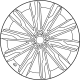 Toyota 4261A-30510 Wheel, Alloy, Chrome