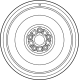 Toyota 4261B-30010 Spare Wheel