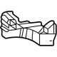 Toyota 68198-08010 Belt Molding Rear Seal, Passenger Side