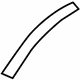 Toyota 53851-04100 Wheel Opening Molding Pad, Passenger Side