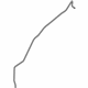 Toyota 90118-WB084 Washer Hose, Front Lower