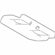 Toyota 71075-47550-B1 Cushion Cover, Gray, Rear