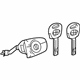 Toyota 69005-12J21 Lock Cylinder, Driver Side