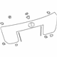 Toyota 76801-47110-A0 Lift Gate Trim, White, Rear