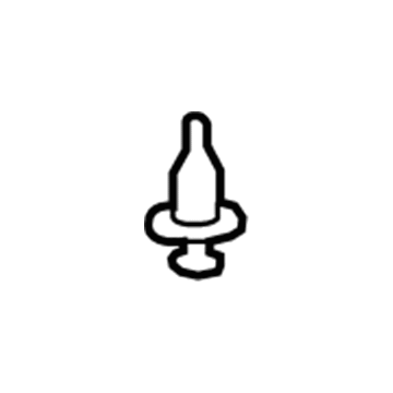 Toyota 52161-02020 Bumper Cover Clip